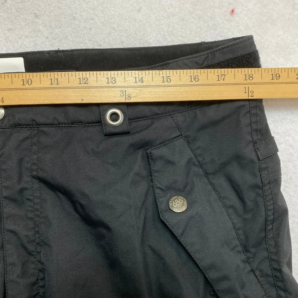 686 Smarty Cargo Pants Mens Large Black Snowboard Ski KCR204 Thermal Rating 7